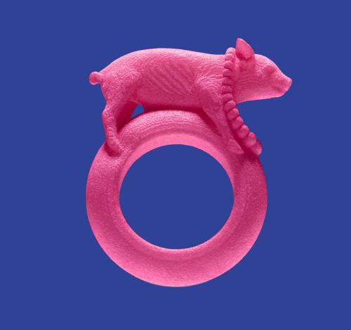 Miss Piggy Ring (Haunted by 36 Women series)